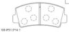 ASIMCO KD3315 Brake Pad Set, disc brake